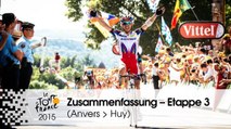 Zusammenfassung - Etappe 3 (Anvers > Huy) - Tour de France 2015