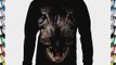 Wellcoda | T-Rex Dinosaur Mens NEW Jurassic History Black Hoodie XL