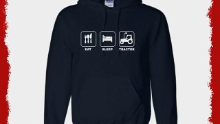 Eat Sleep Tractor Farming Hoodie Sizes S-XXL Various colours