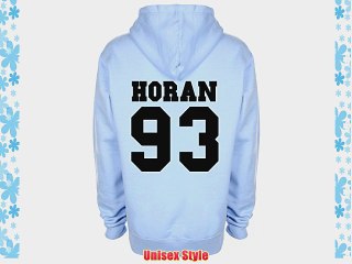 Niall Horan Date Of Birth One Direction Hoodie - LightBlue - Small (38 inches)