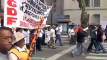 SUTGDF marcha contra la reforma laboral