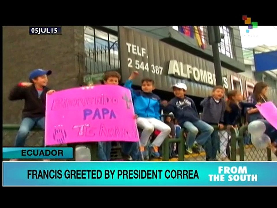 Ecuador Enthusiastically Receives the Pope