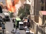 Al Nusra Front Car Bomb Targets Busy Damascus Street