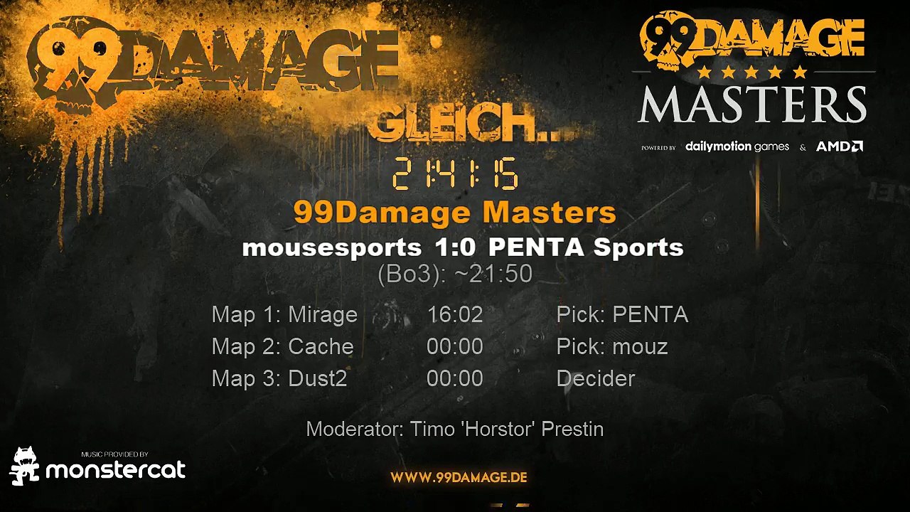 99DAMAGE Masters #2 mit Horstor - German Stream (REPLAY)