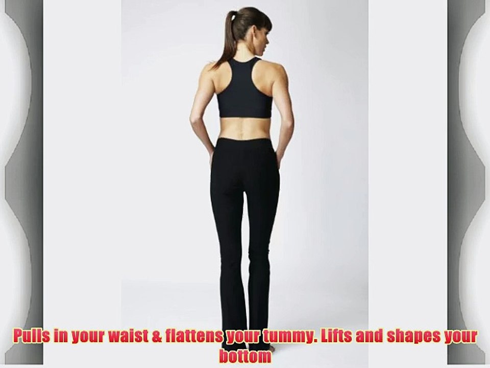 Figure Firming Waisted Bootleg Reg-XXL-Black