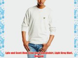 Lyle and Scott Men Crew Neck Sweatshirt Light Grey Marl Medium