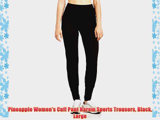 Pineapple Women's Cuff Pant Harem Sports Trousers Black Large