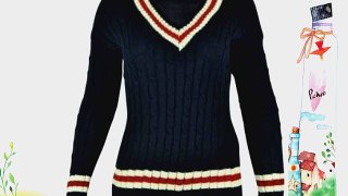 Candy Girl Clothing Cricket Sweatshirt Jumper (S-M NAVY)