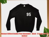 Michael Clifford Double Print Sweatshirt - Black - X-Large (46-48 inches)