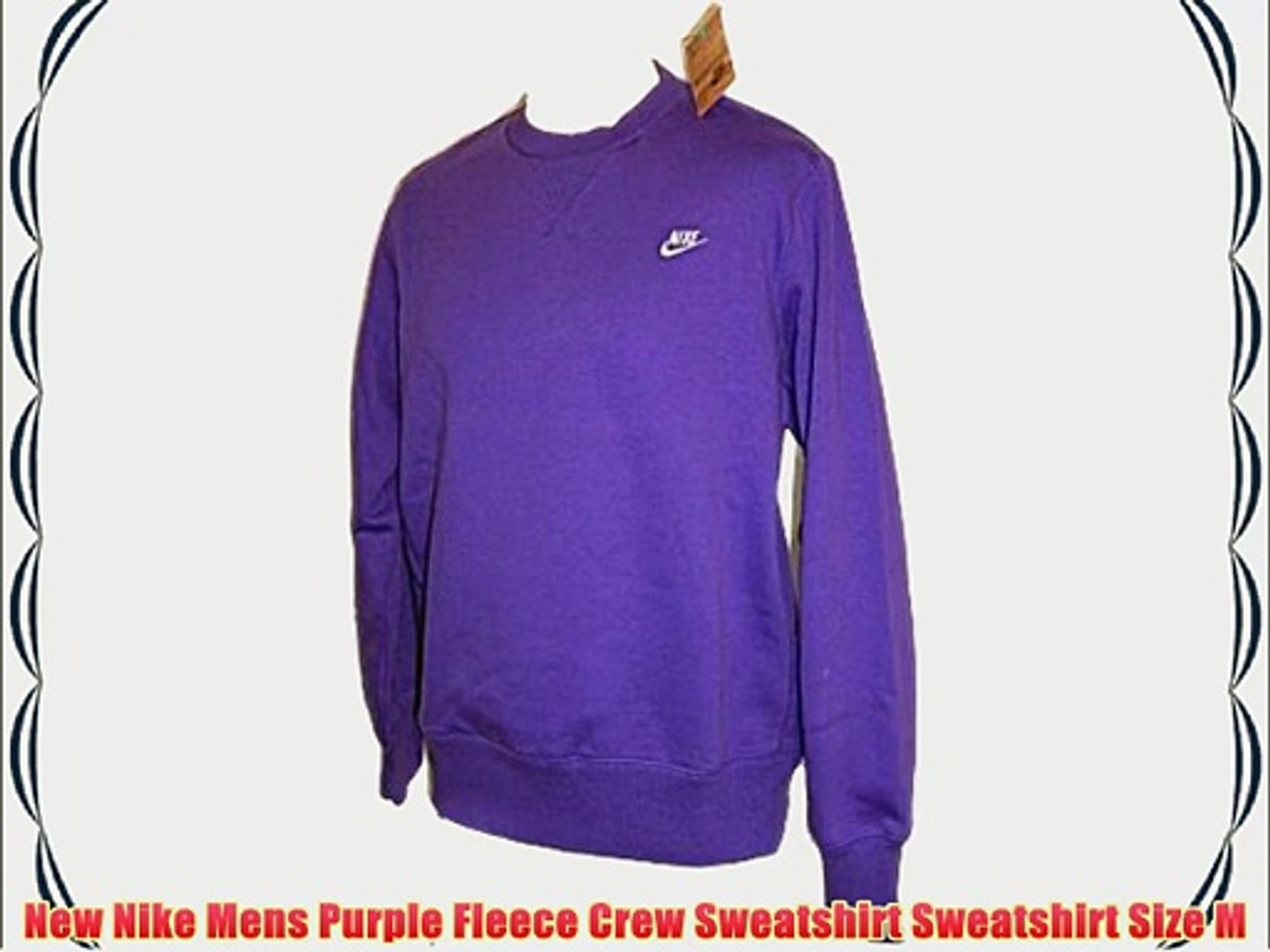 mens purple nike sweatshirt