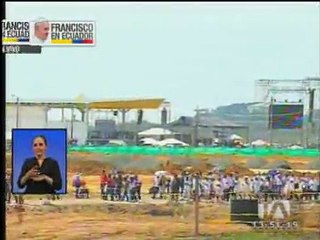 Así recibieron los fieles la bendición del papa Francisco en Guayaquil