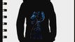 Wellcoda | Skeleton DJ Headphone Womens NEW Music Bone Black Hoodie Back XL