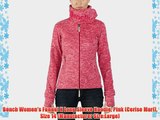 Bench Women's Funnel H Long Sleeve Hoodie Pink (Cerise Marl) Size 14 (Manufacturer Size:Large)