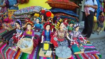 Artesanias del mercado de Chichicastenango en Guatemala