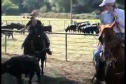 Cutting Edge Colts Girls and Horses Roping at Branding
