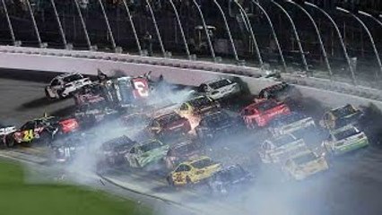 Finish Dillon Horror Crash 2015 Nascar Sprint Cup Daytona