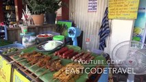 sour pork rice sausages  Laos street food
