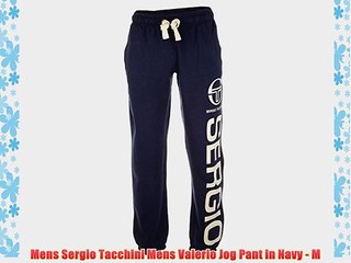 Mens Sergio Tacchini Mens Valerio Jog Pant in Navy - M