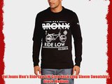 Voi Jeans Men's Ride Low SW Crew Neck Long Sleeve Sweatshirt Black Medium