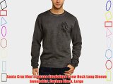 Santa Cruz Men's Jessee Guadalupe Crew Neck Long Sleeve Sweatshirt Carbon Black Large