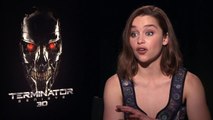 Terminator Genisys Interview - Emilia Clarke (2015) - Action Movie HD
