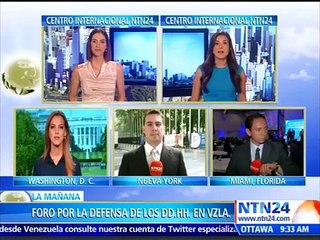 Comienza el foro programado por el exilio venezolano en busca de rescatar los DD.HH. del país