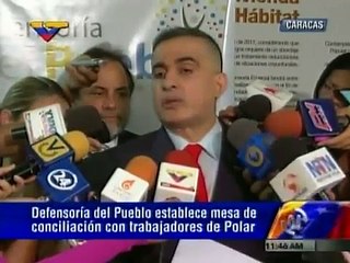 Saab: Directiva de Empresas Polar no asistió a reunión con Defensoría del Pueblo