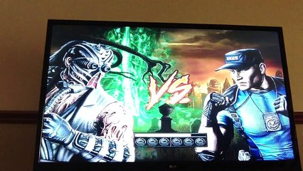 Gaming - Madeline and Alistair play Mortal Kombat 9