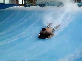Waterpark surfing fails tony