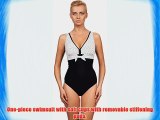 Verano Womens Swimsuit Veronica (White/Black EU 48 = UK 20)