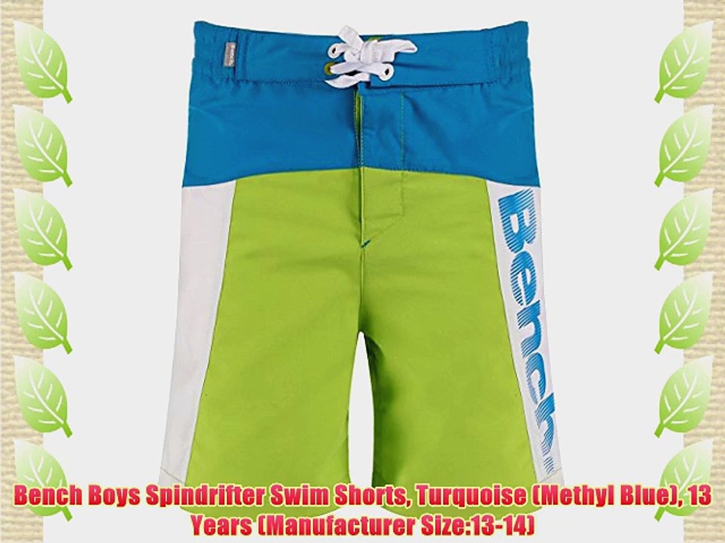Bench Boys Spindrifter Swim Shorts Turquoise Methyl Blue 13