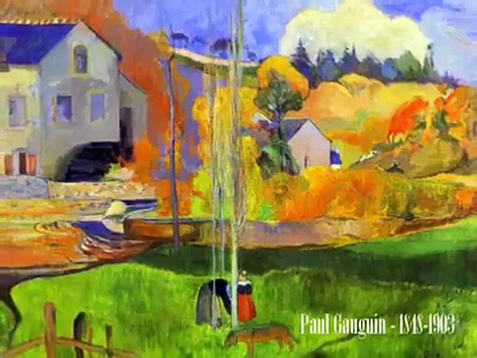 Genios de la pintura impresionista, postimpresionista y neoimpresionista.