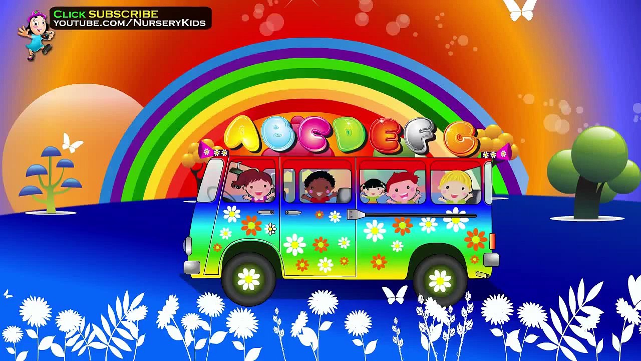 ABC Alphabet Phonics Song | Animation Cartoon | Nursery Rhymes ABCD color songs for kids, children