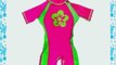 Swimfree Girls Pink/Green Floating Swimsuit Sun Protection Swim Suit Spf 50 Flotation Suit
