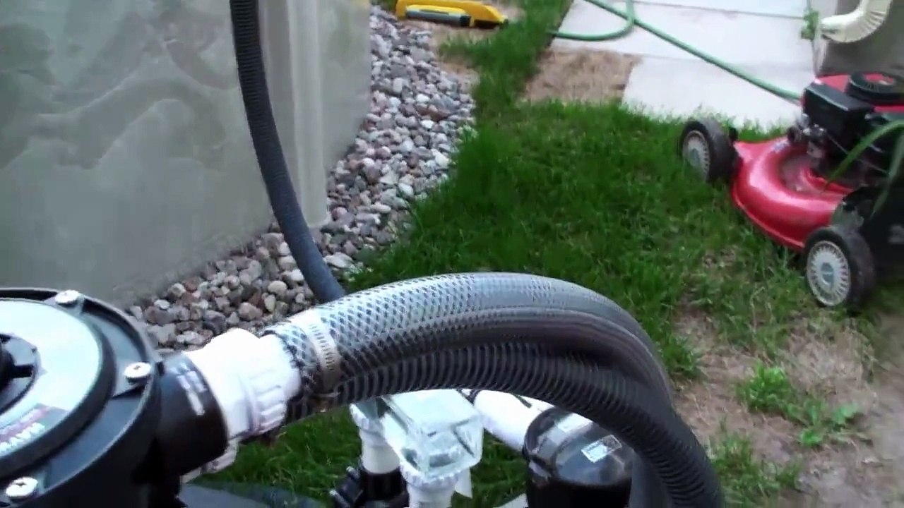 How to remove water from the pool