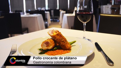Receta: Pollo crocante de plátano