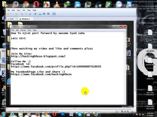 How To Njrat Port Forward By Owsome Syed ZaDa