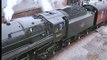 Britannia 70013 Oliver Cromwell steam loco at Grimsby Town 28 02 09