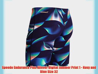 Descargar video: Speedo Endurance Plus Allover Digital Jammer Print 1 - Navy and Blue Size 32