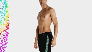 Speedo Men's Swim Wear - Black/Green Size 30