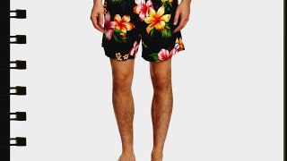 Billabong Men's Lapu Lapu Vo Floral Swim Shorts Black Medium