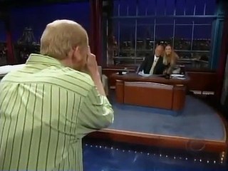 David Letterman flirts with German/Swedish Marianne Hettinger