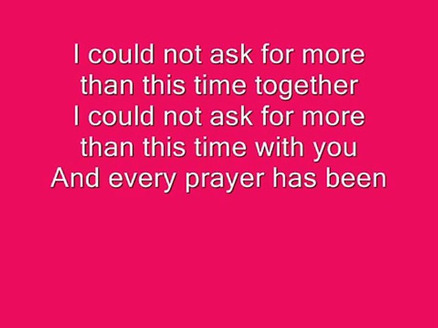 Sara Evans Could Not Ask For More With Lyrics Video Dailymotion sara evans could not ask for more with lyrics