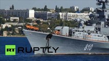 Russia Sends 10 Warships with Nuclear Weapons to Defend Syria: Congratulations