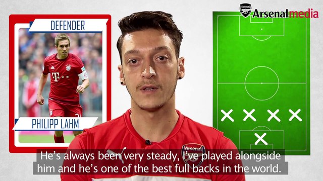 Le 11 de rêve de Mesut Ozil avec Ramos, Lahm et un français.