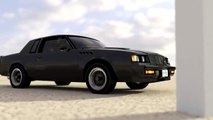 Car animation test, Blender 2.5 rendered with SmallLuxGPU - Buick GNX