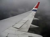 Norwegian 737 descending for Helsinki