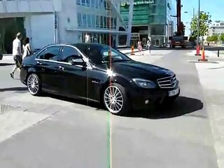 Mercedes c63 amg accelerating sound exhaust