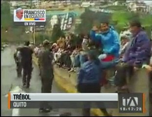 Así está el trébol en espera del Papa