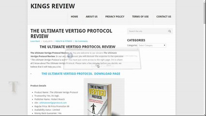 The Ultimate Vertigo Protocol Review